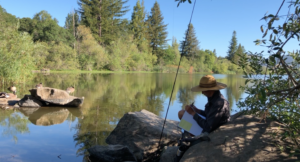 Nature Hobby Fishing and Nature Journaling