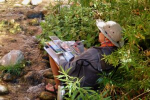 nature journaling in the grand canyon