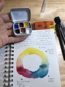 nature journaling for a wild life book and minimalist palette