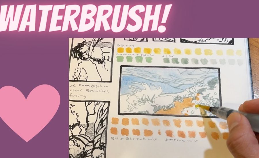 how to use a waterbrush