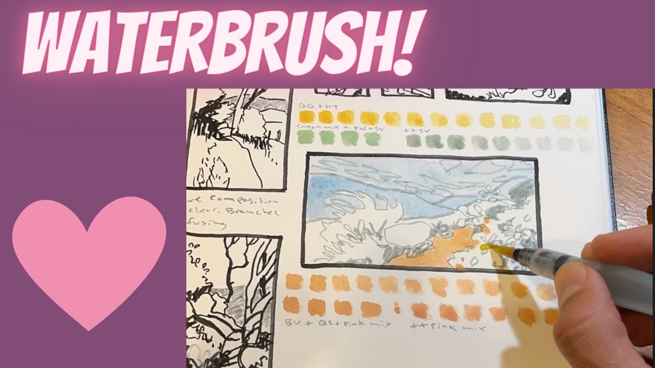 How to Use a Waterbrush
